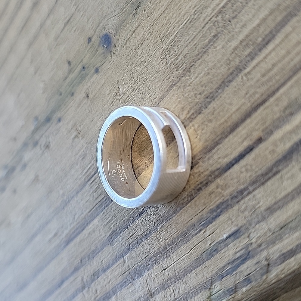 Authentic 925 Gucci Ring - image 6